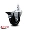 Service Caster 4'' Hard Rubber Wheel Swivel 7/8'' Square Stem Caster with Brake SCC-SQ20S414-HRS-PLB-78 - alternate 3
